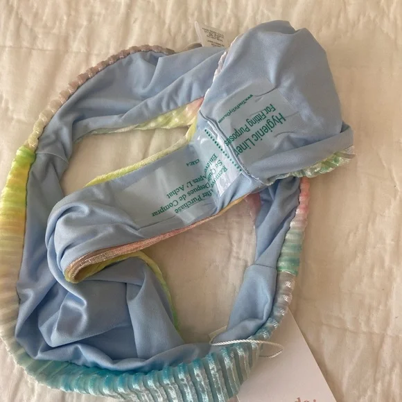 Dippin Daisys NWT never worn. tie-die velour two-piece bathing suit sz S. - Picture 11 of 13